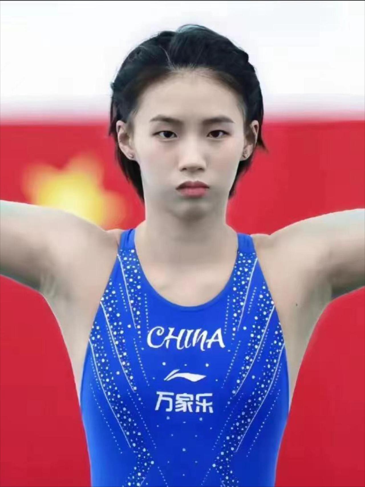 415.35分，陈芋汐把压力砸成金牌团体赛输给广东的小姑娘后，她只睡了四小