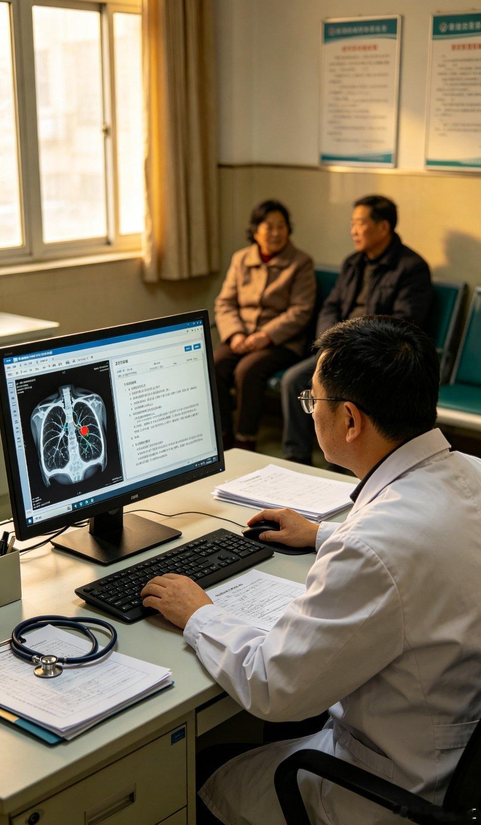 平时去医院看病，基层医疗机构的医生往往要承接大量接诊任务，读片子、整理病历占用大