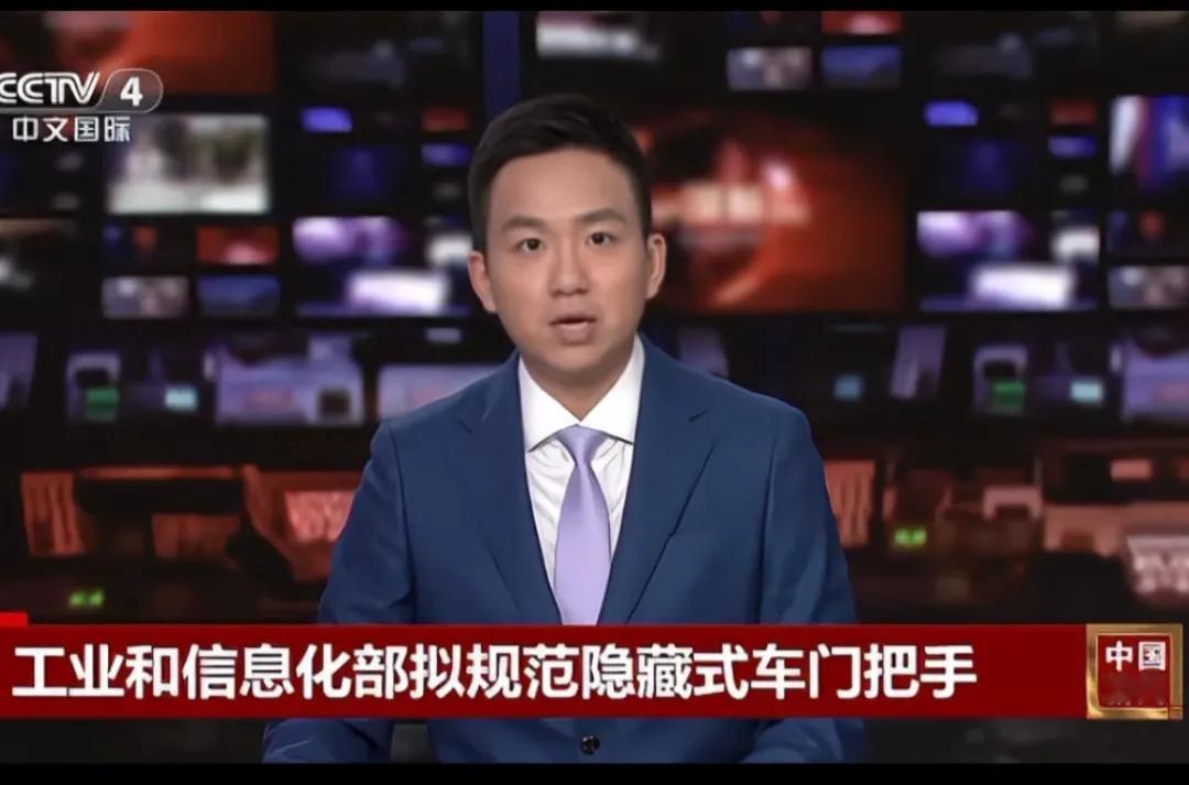 干掉隐藏式车门把手，果然定了！多家车企确认已收到知会，关于车门把手新国标将在近期