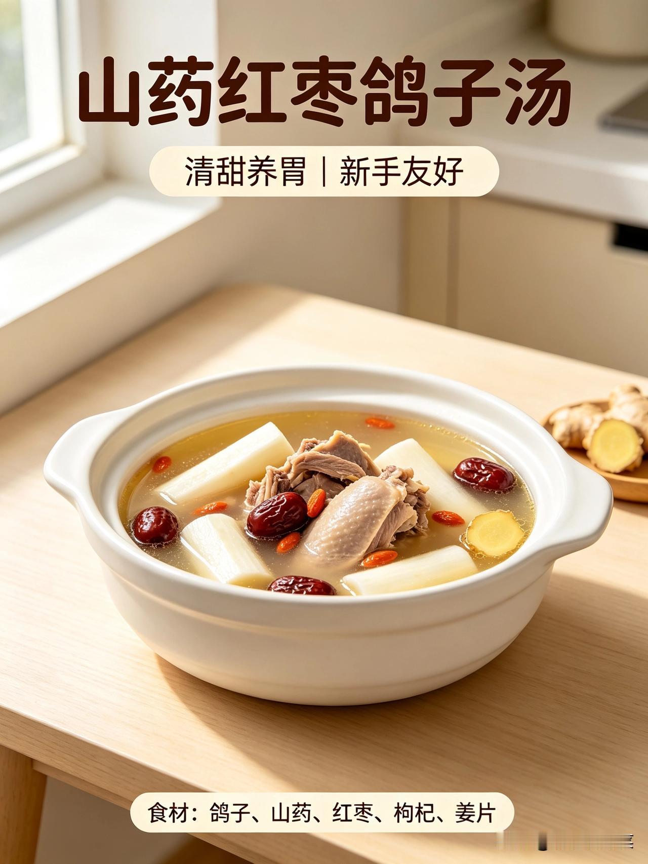 炖鸽子汤别乱加食材！4套黄金搭配，好喝又滋补🔥炖鸽子汤别乱加食材！4套黄