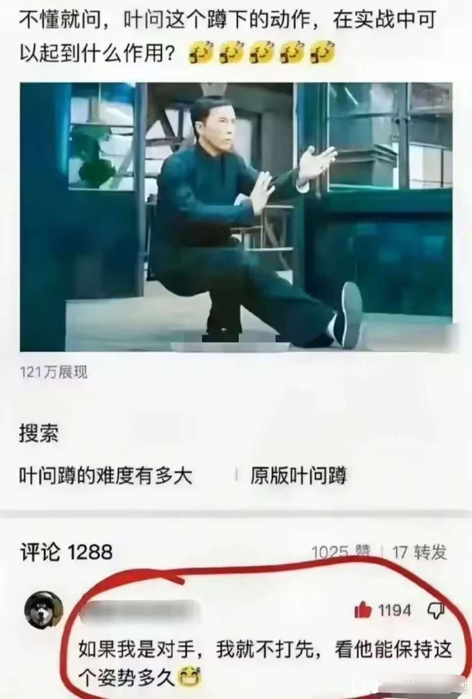 叶问这个动作真的有用吗？