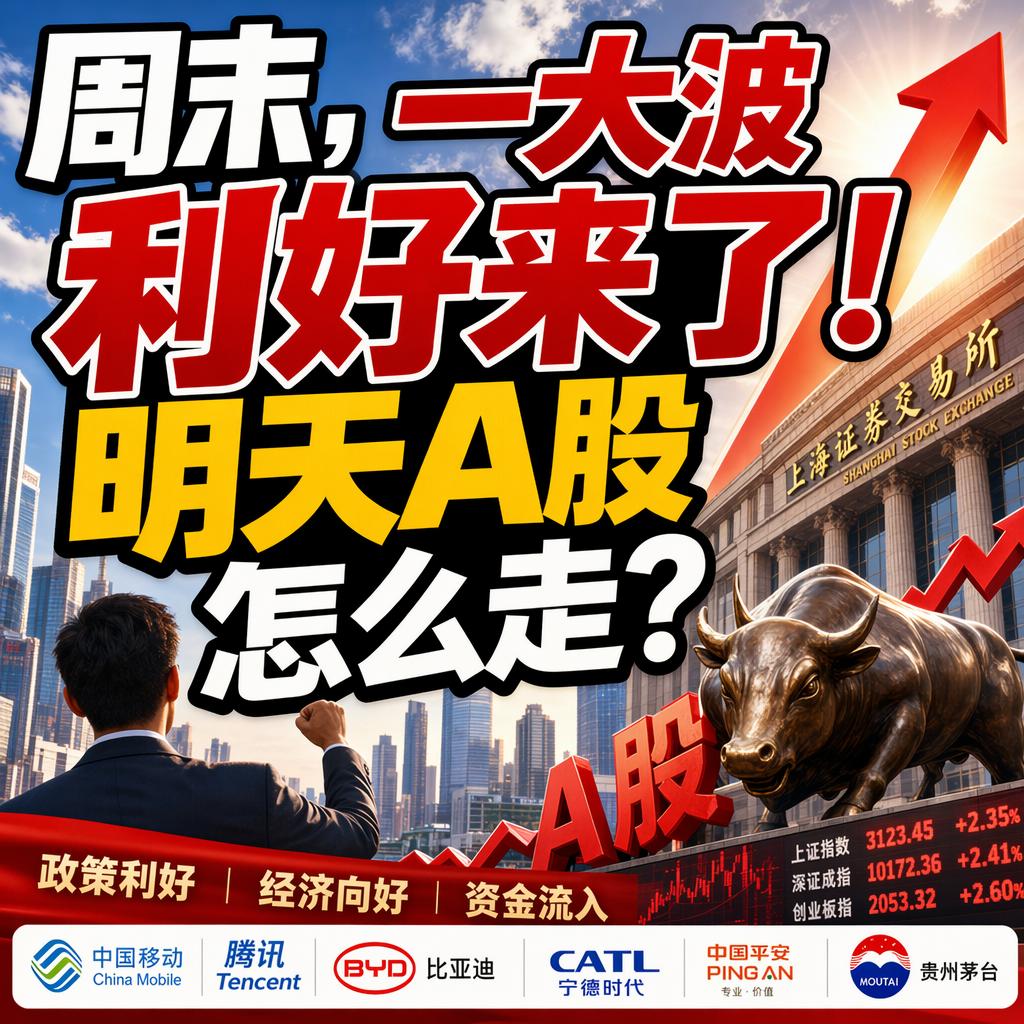 周末，一大波利好来了！明天A股怎么走？很多人以为这周末的存储芯片大利好，能让明