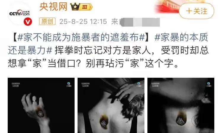央视发声：打人的时候怎么就忘记是家人了呢？受罚时才想起是家人，不要再玷污“家”这