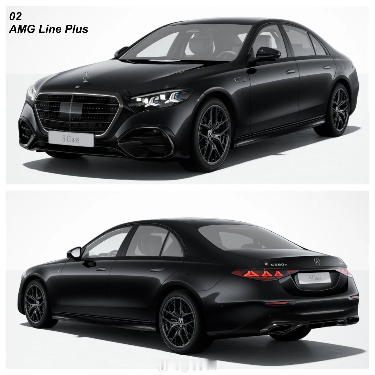 奔驰新款奔驰S级AMG套件新款奔驰S级AMG套件，图1为AMGLine，图2
