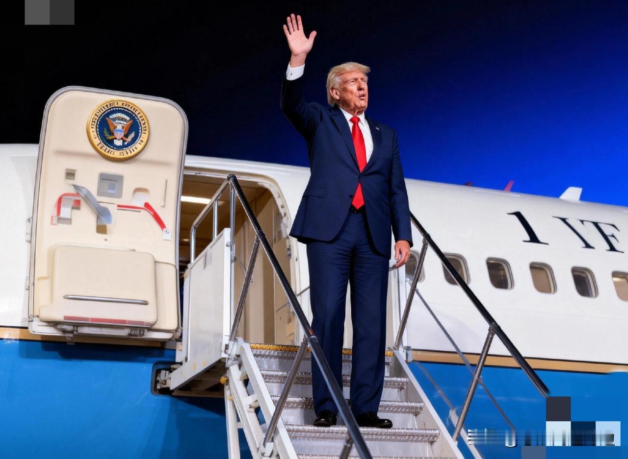 差点被王冲说中？老特的空军一号飞机在飞往瑞士参加达沃斯论坛途中，突然发生故障，