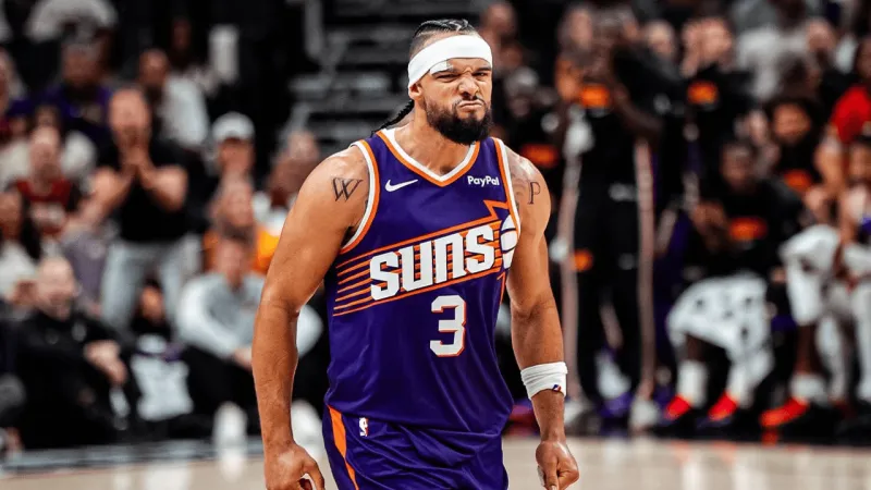 NBA常规赛，掘金133-111战胜太阳全场比赛，狄龙-布鲁克斯出战31分钟