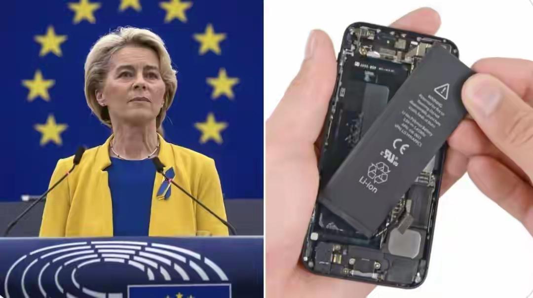 欧盟规定以后的手机必须是可更换电池，其实我觉得这个是好事，因为现在的内置电池，个