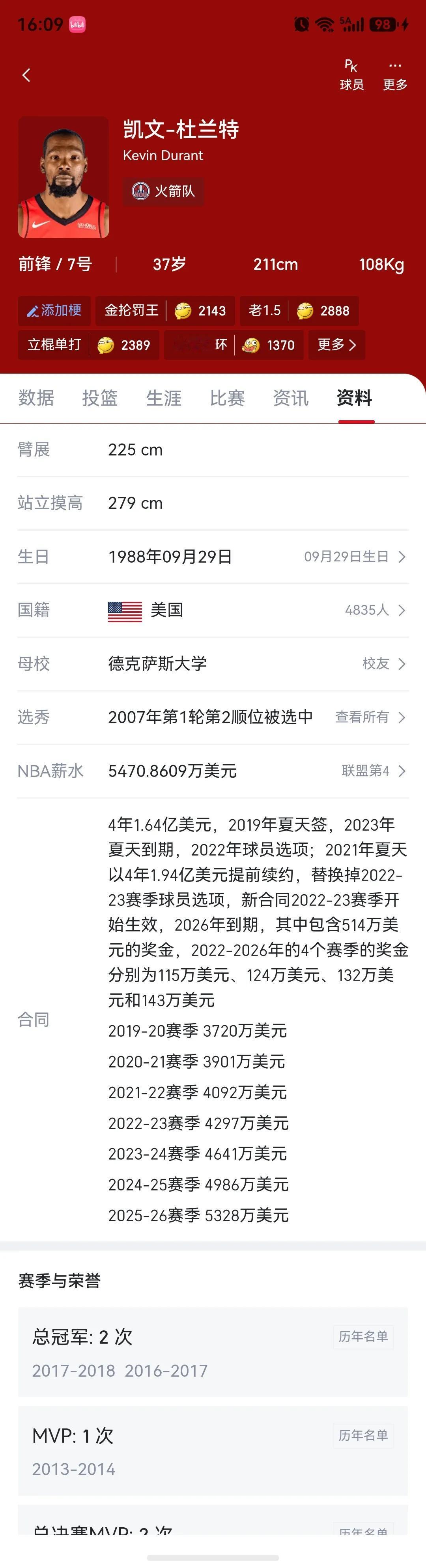 詹姆斯400万年薪去76人，最大受害者是杜兰特呀！因为杜兰特5000多万顶薪