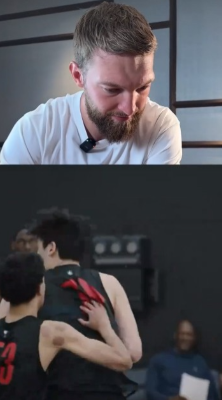杨瀚森被下战书了NBA中文网晒出国王球员小萨博尼斯观看杨瀚森训练集锦后的评价