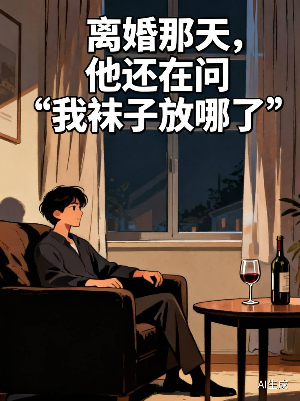 离婚那天，他还在问“我袜子放哪了”？我邻居老王，上周离婚了。原因特简单：