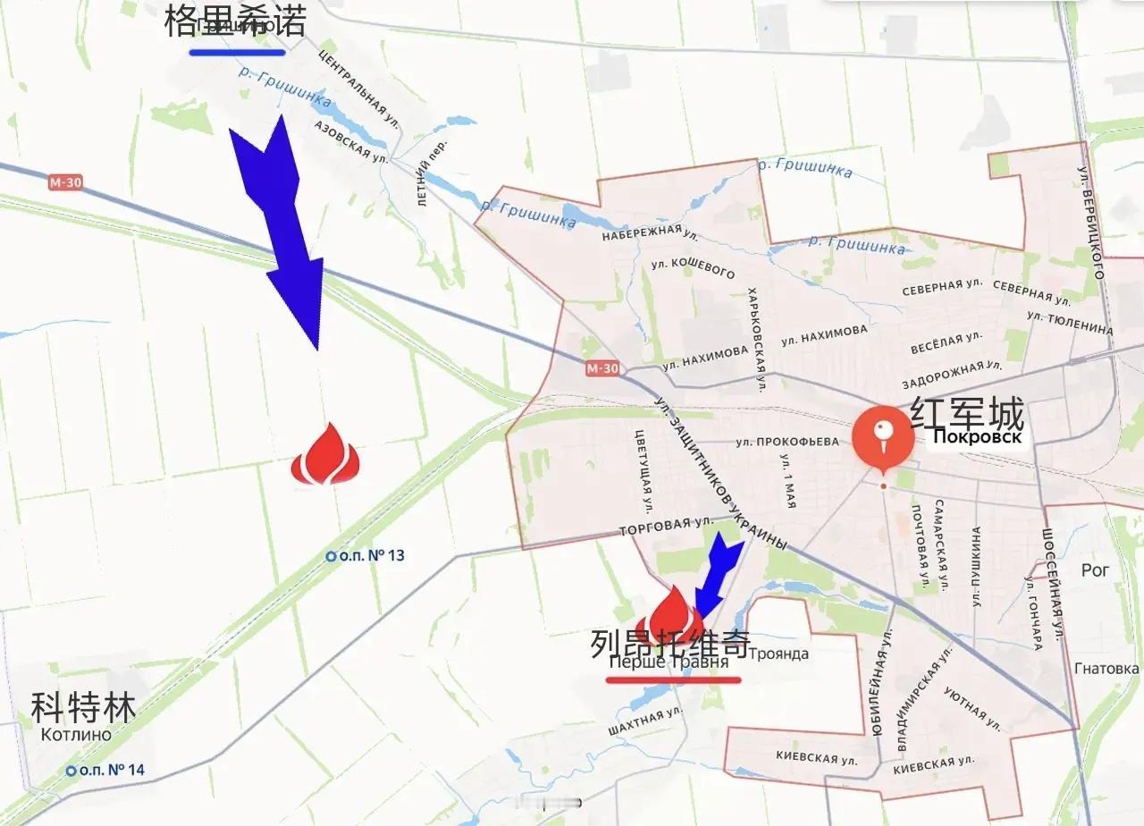 在丢失红军城西南面的列昂托维奇之后，乌军很慌很着急，因为这意味着俄军后续不但能够