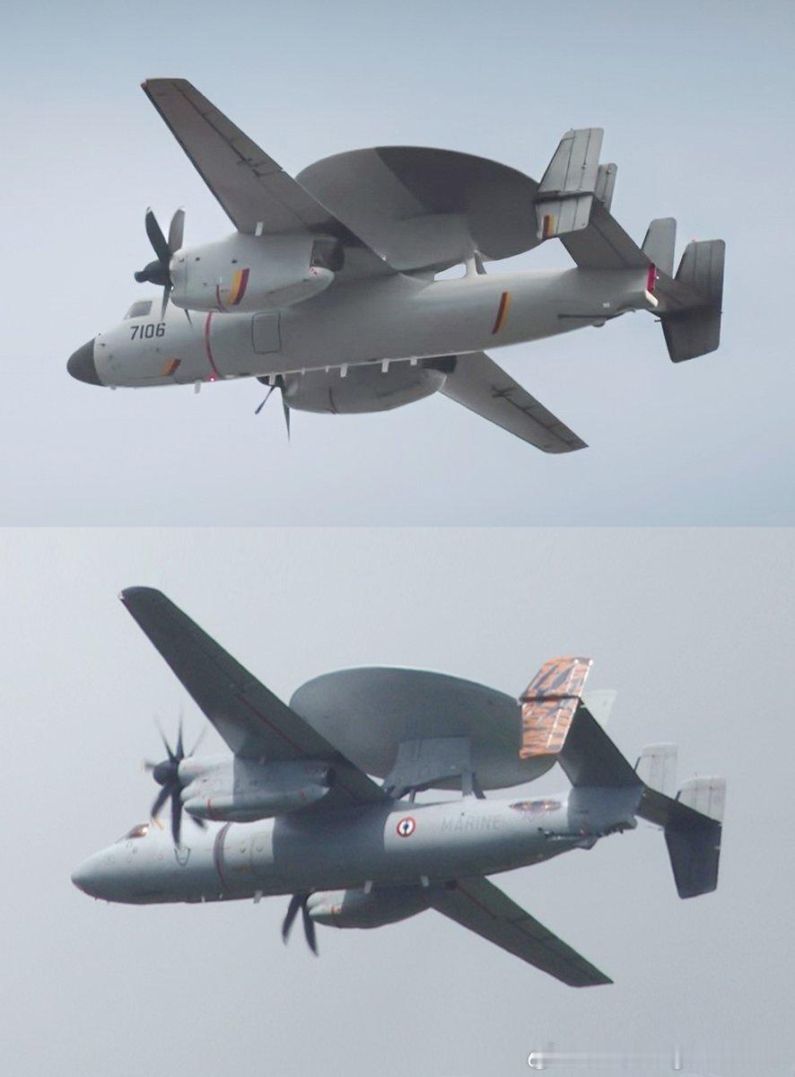 空警-600和E-2同角度对比​​​
