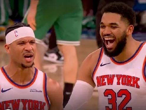 骑士反超无望，尼克斯锁定第三！尼克斯险胜凯尔特人锁定东部第三，战绩52胜28