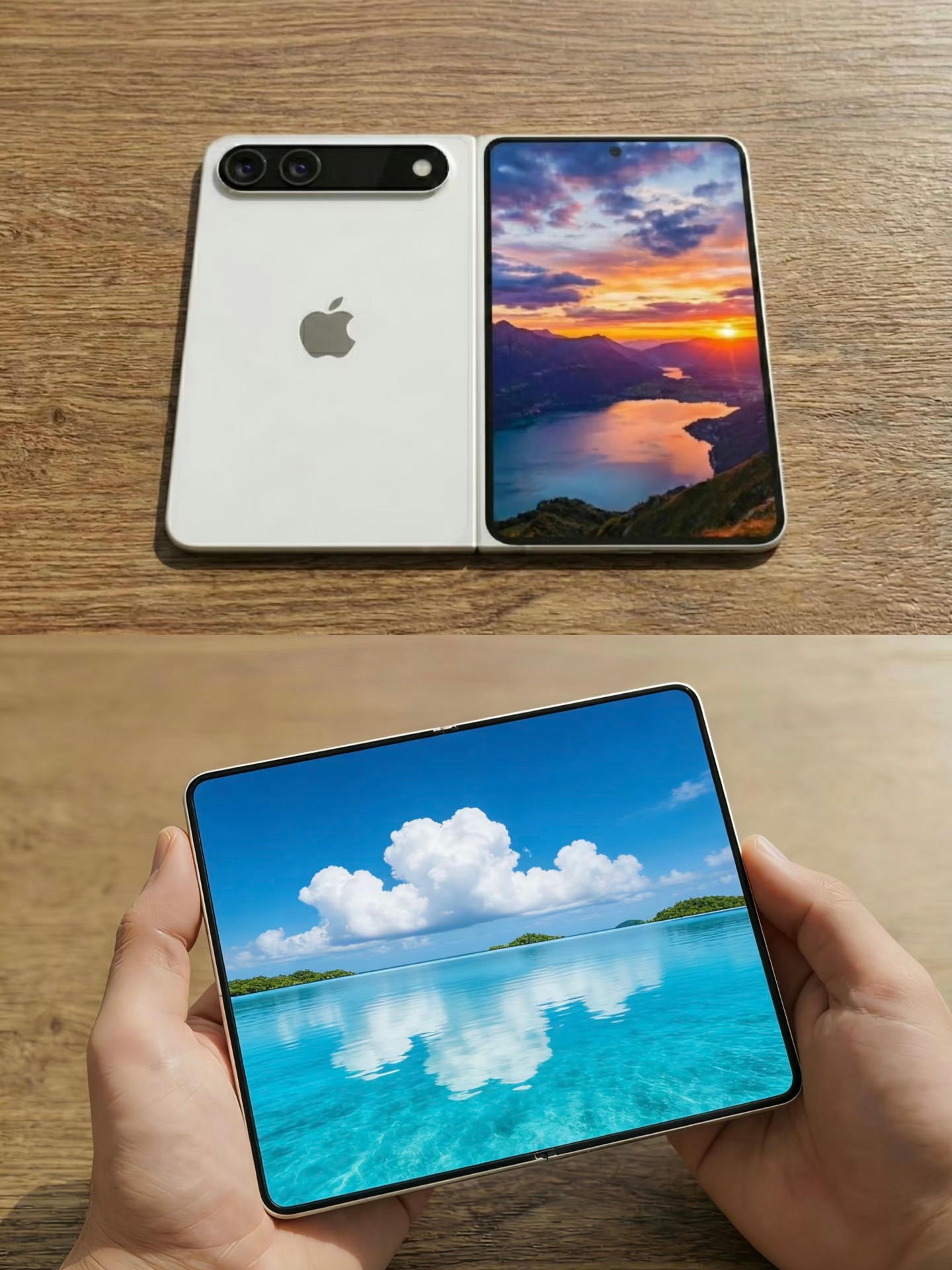 苹果折叠屏幕比例曝光苹果折叠屏或更宽展开以后是超薄的iPad，这其实很像是乔布斯