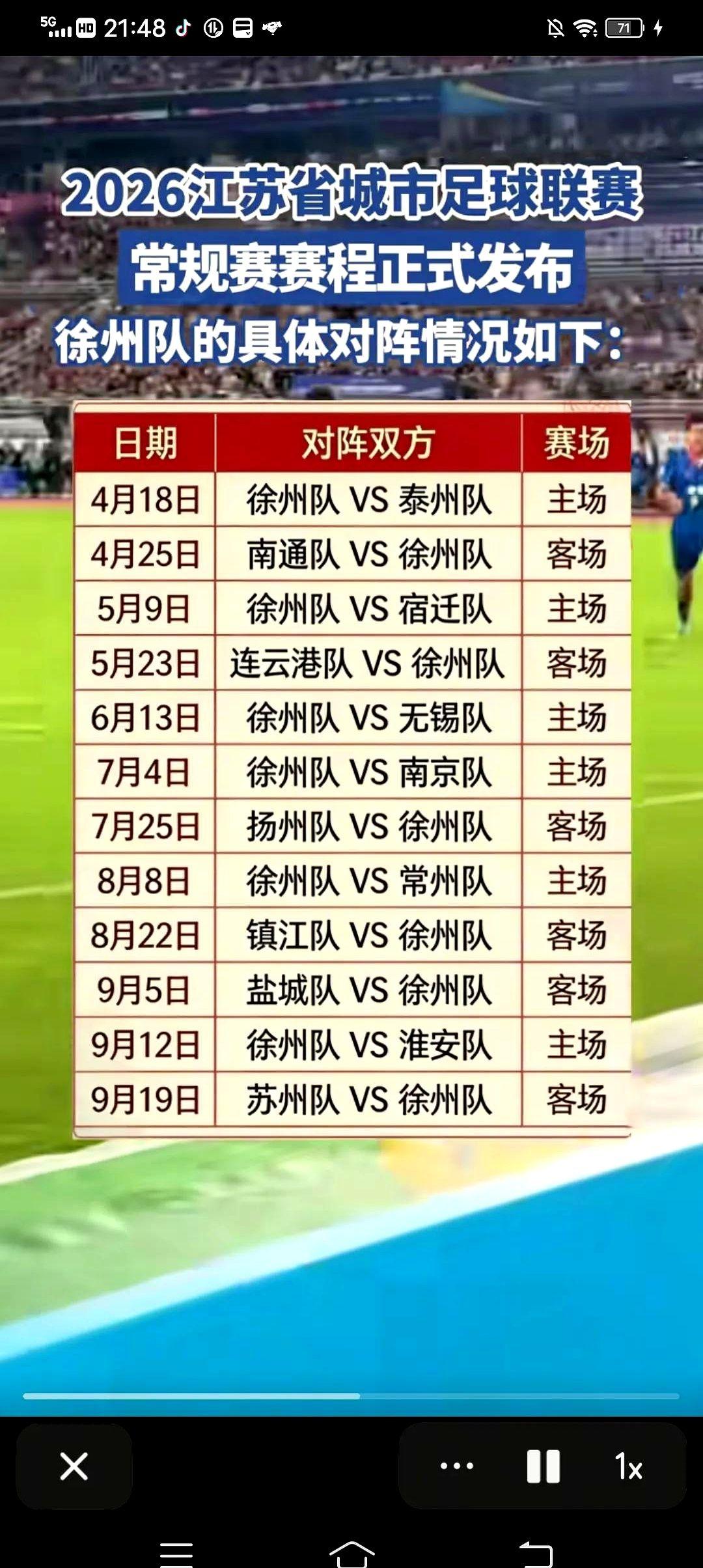 江苏足球这氛围，真绝了！去年苏超决赛，南京奥体中心挤进去6万多人看泰州队捧杯