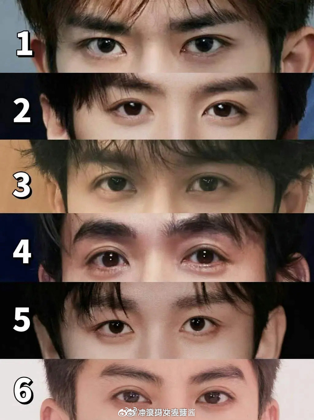 看眼识人，这样一对比，内娱眉眼好的男明星其实不多的。​​​