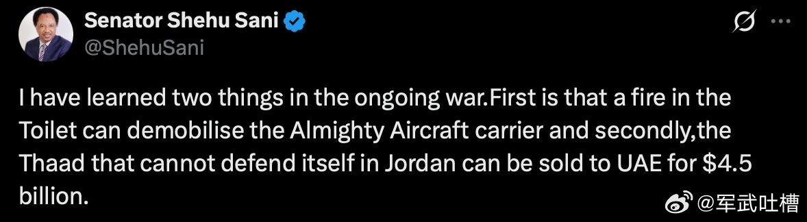 兄弟们，这场仗打完，美国的武器销售量应该会崩，现在不少看戏的国家已经开始觉醒了尼