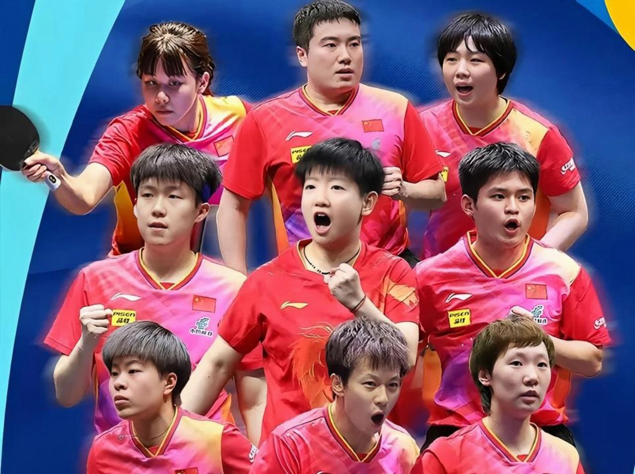 大胆预测，名古屋亚运会乒乓球七项冠军归属：1、女子团体冠军：中国队我认为