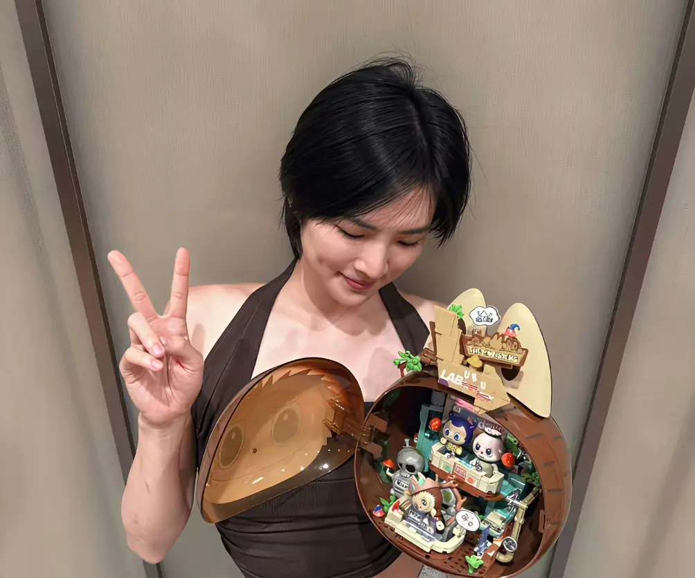 原来姚安娜也喜欢labubu她买拉布布，相当于我们买什么？