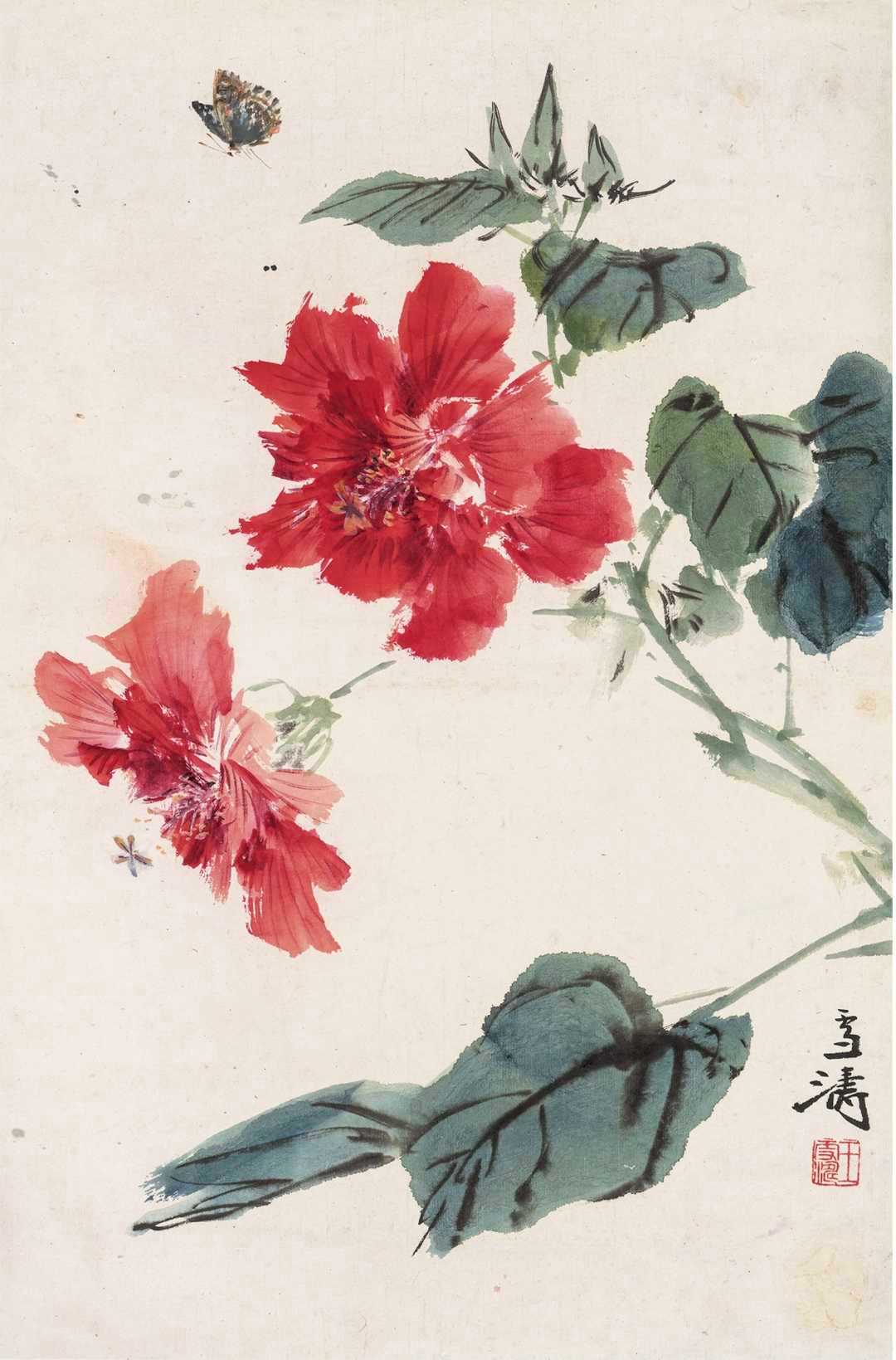 王雪涛花鸟册。新城事遇见艺术