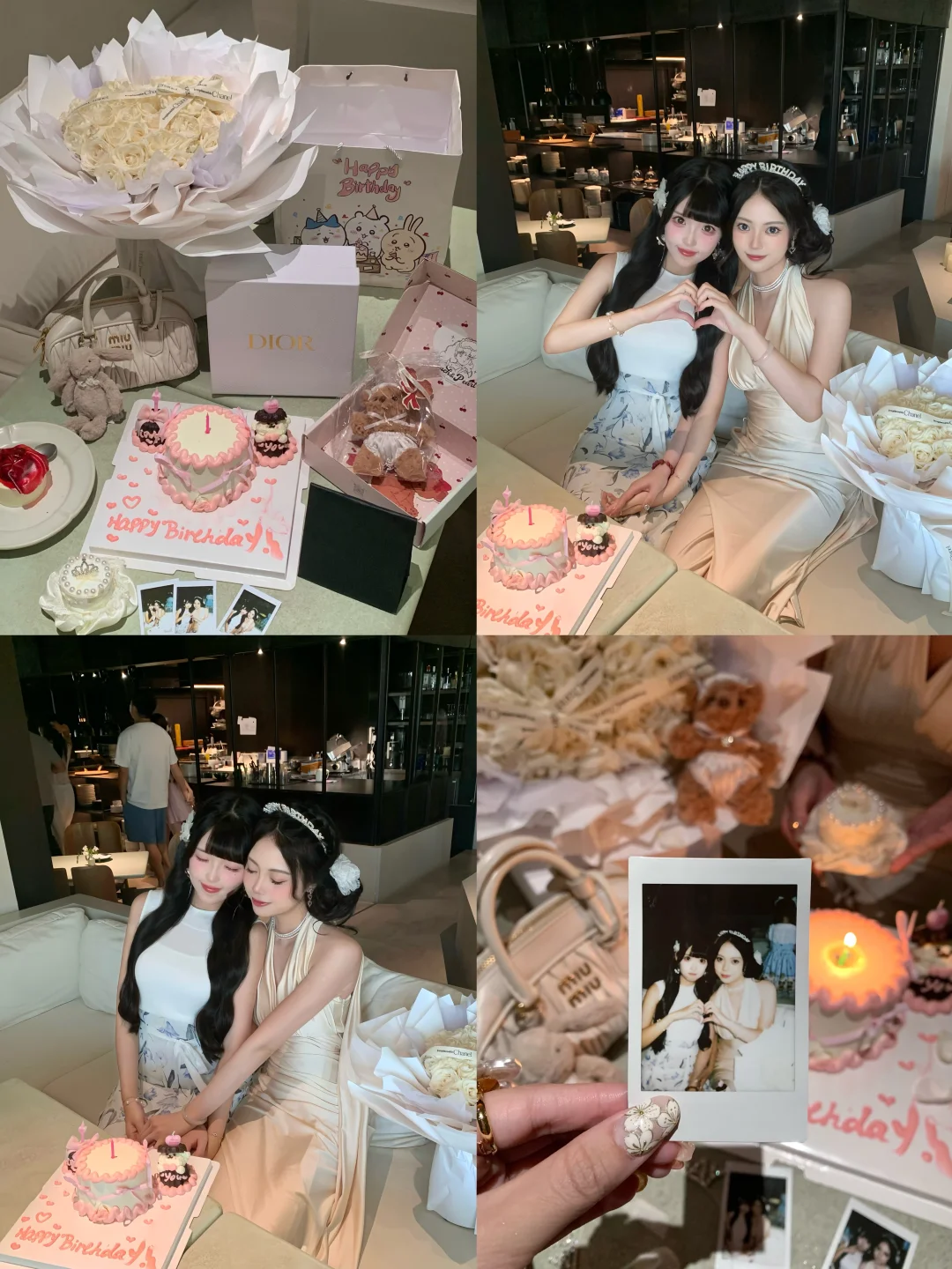 ˗ˋ🎂ˊ˗ 存一些和姐妹的生日拍照姿势.ᐟ.ᐟ