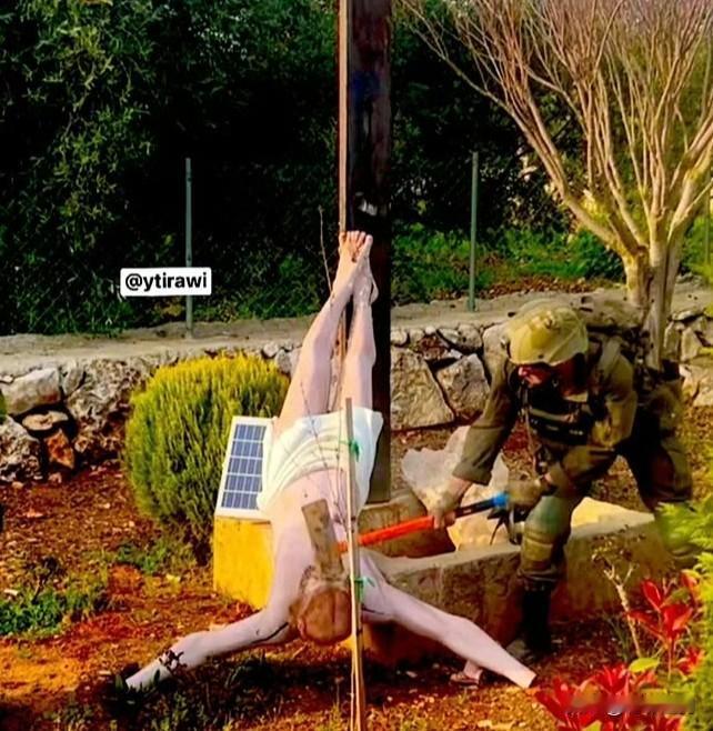 【以总理向全球基督徒道歉】以军士兵砸基督教雕像的事儿闹大了，刚才内塔尼亚胡发了