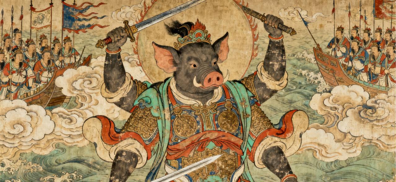 天蓬元帅听着威风，可仔细琢磨，《西游记》里八戒这个职位，怕不是跟《水浒传》里林冲