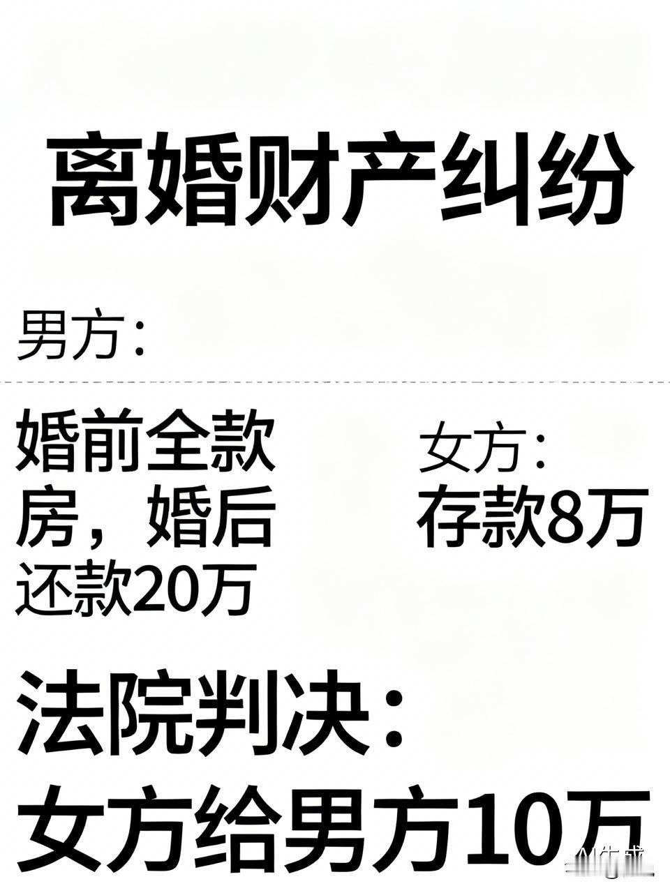 结婚四年，没有孩子，妻子提出离婚。男人说：“离就离！”女人说：“那套价值四百万的