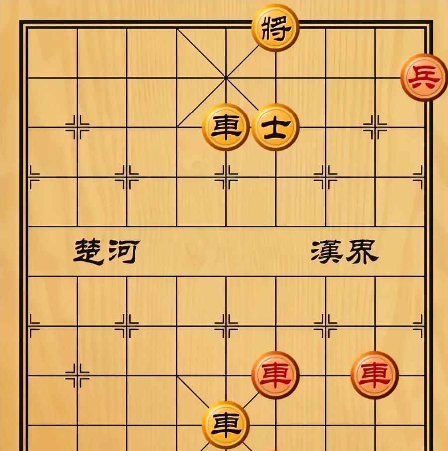 双车对双车，引擎气嘘嘘。半斤对八两，你说谁会输？看起来好象是盘和棋，但黑方有