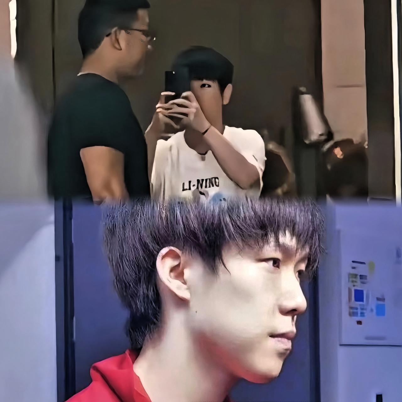 莎莎这死亡角度拍照，真的只有头哥能hold住吧！都说她手机要是丢了，全队