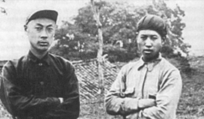 1937年4月，陈毅被叛徒陈宏诱骗下山，陈毅下山后因口渴，向一位正在洗衣服的少妇