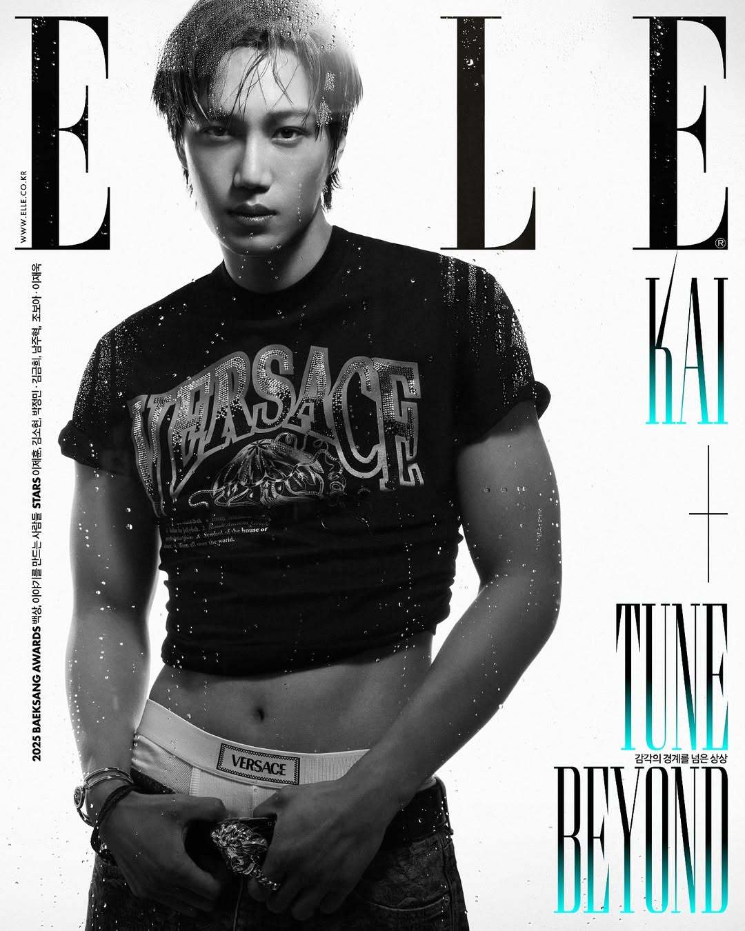 ELLEKoreaJune2025：金钟仁Versace📷：Mok