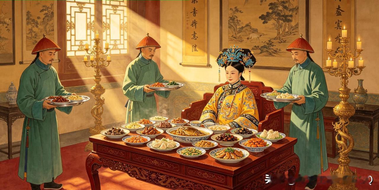 慈禧西逃，破碗吃米粥也是香的！谈及慈禧的饮食，是晚清历史最具象的冷暖缩影，