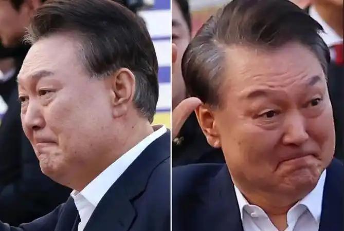 尹锡悦现在连表面功夫都懒得做了。看守所里，他套着宽大的囚服却习惯性整理袖口。