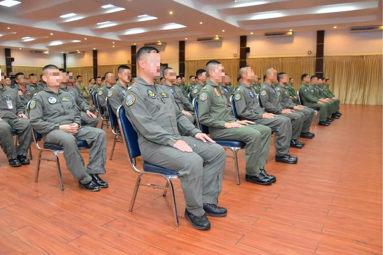 8月10日，中泰“鹰击-2026”空军联合训练举行开幕式，泰方公布的照片给部分飞