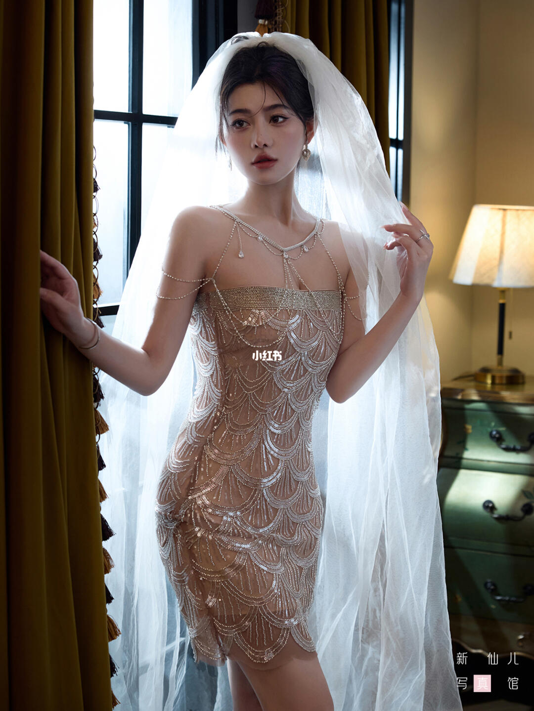 千金写真✨耀眼独特的单人婚纱照