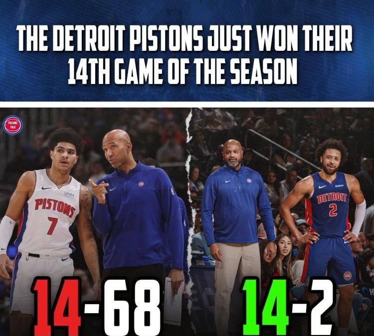 士别三日，刮目相看NBA常规赛今日战罢，底特律活塞做客迎战缺少字母哥的雄鹿，活