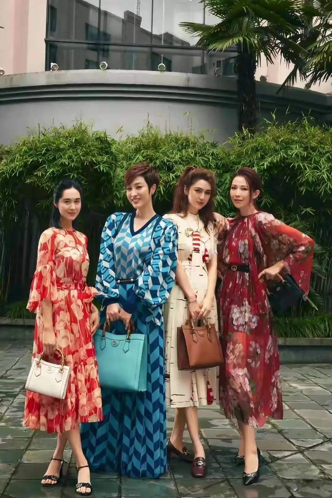 美女仙若干年以后的对比！