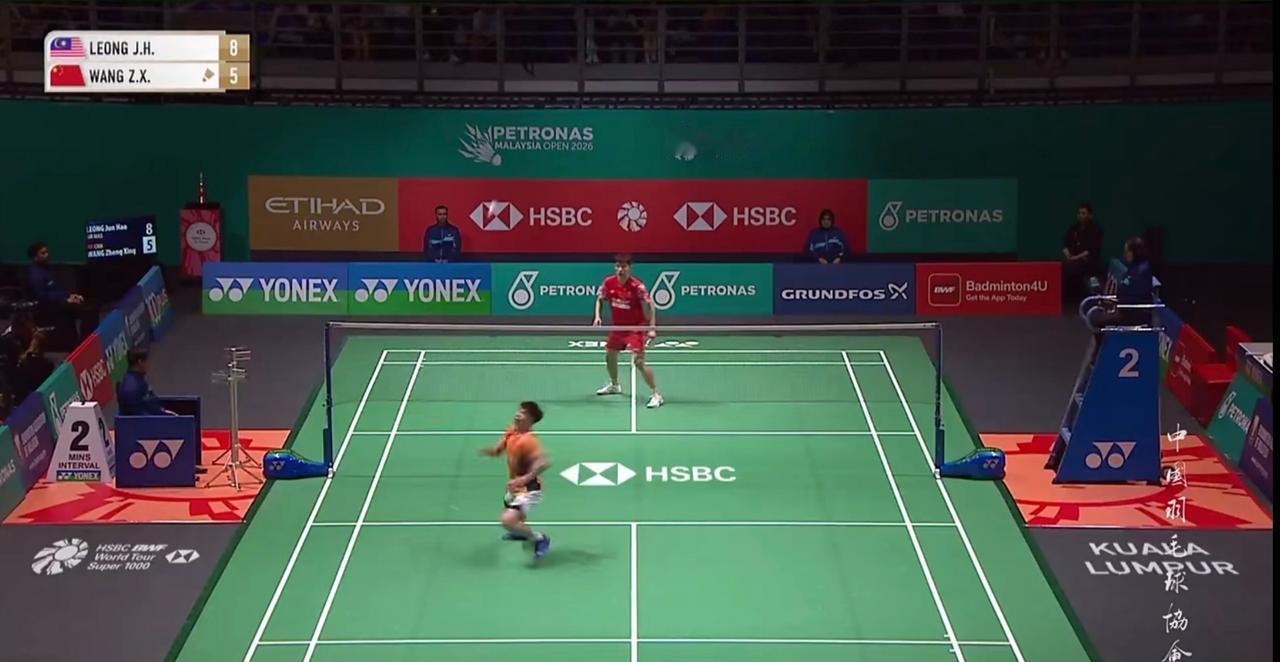 接连两场男单王正行、翁泓阳不敌对手，惨遭一轮游出局2026年马来西亚羽毛球公
