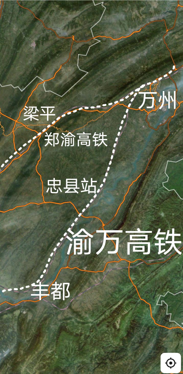 好消息，重庆途经忠县至万州时速350公里的渝万高铁已于今天(9月1日)全线铺轨完