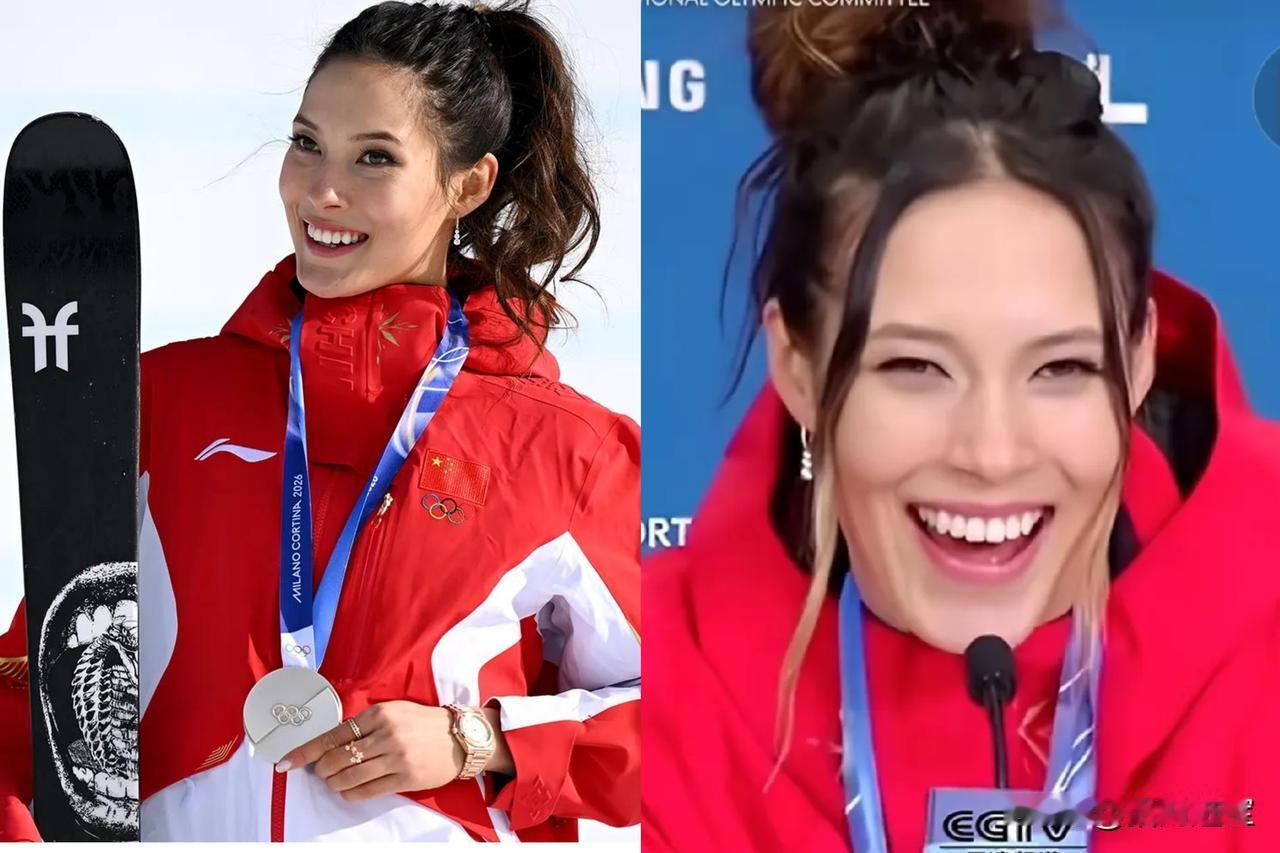 千万别惹谷爱凌，这姑娘是真敢啊，她竟然，当众嘲讽一名记者！发布会上，记