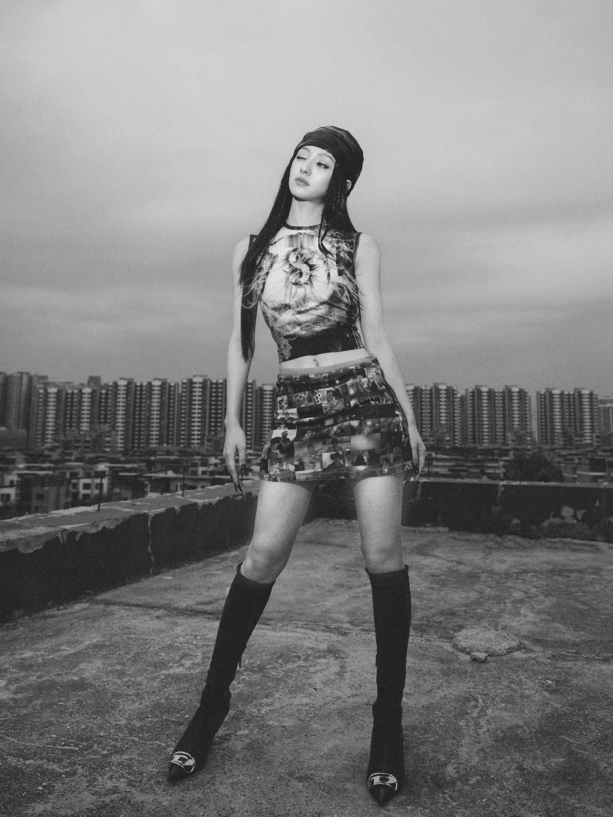 胡连馨,秋日氛围穿搭大赏