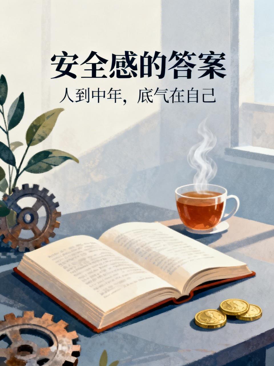 人到中年才懂，安全感从来不是别人给的。年轻时以为有人兜底就万事大吉，后来才发现，