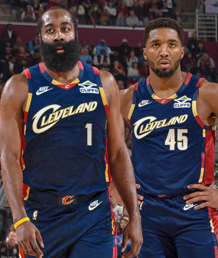 哈登➕米切尔！这对组合你看好吗？在西部的时候，哈登可谓是米切尔的苦主，爵士连年