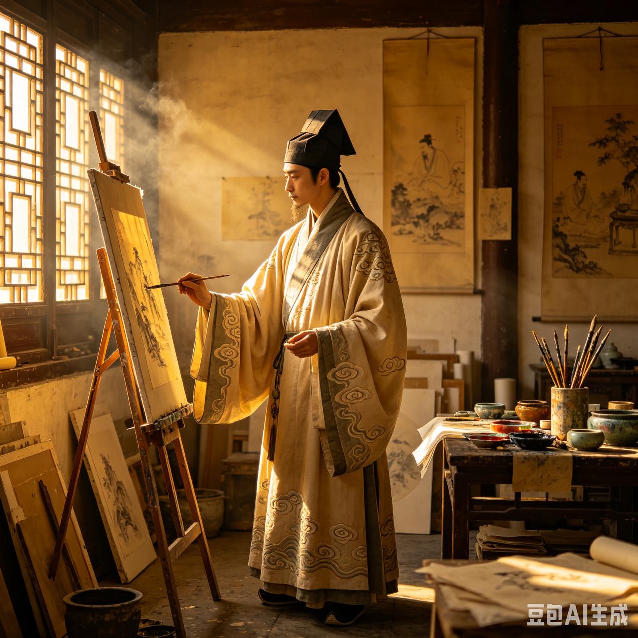 半生画像，半生看相，无师自通成半仙明朝万历年间，茶陵有个画师叫张宜思，他记忆