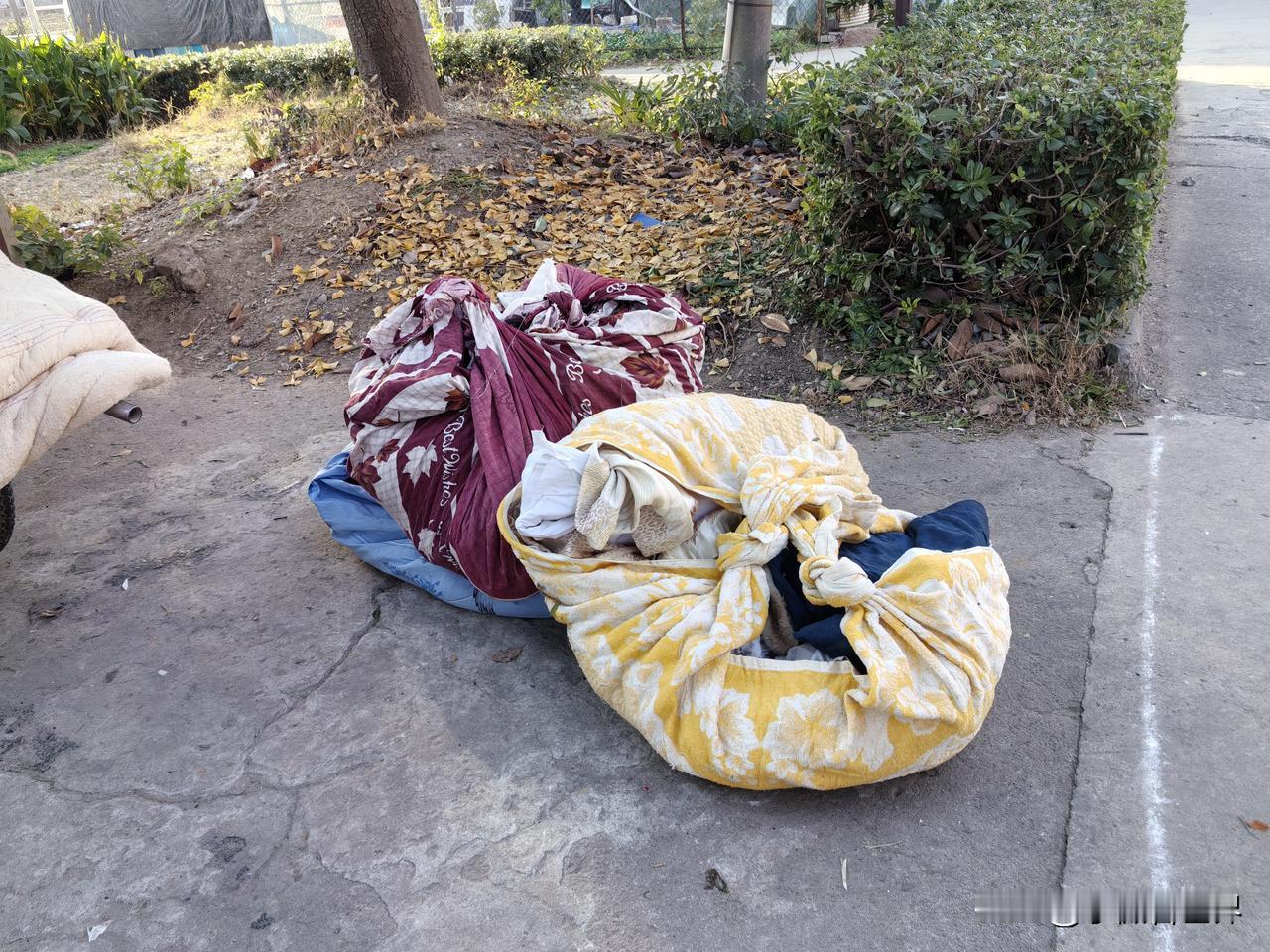 一大包又一大包，随着二伯母入土为安，他们家里的清理工作也接近尾声——老一辈的