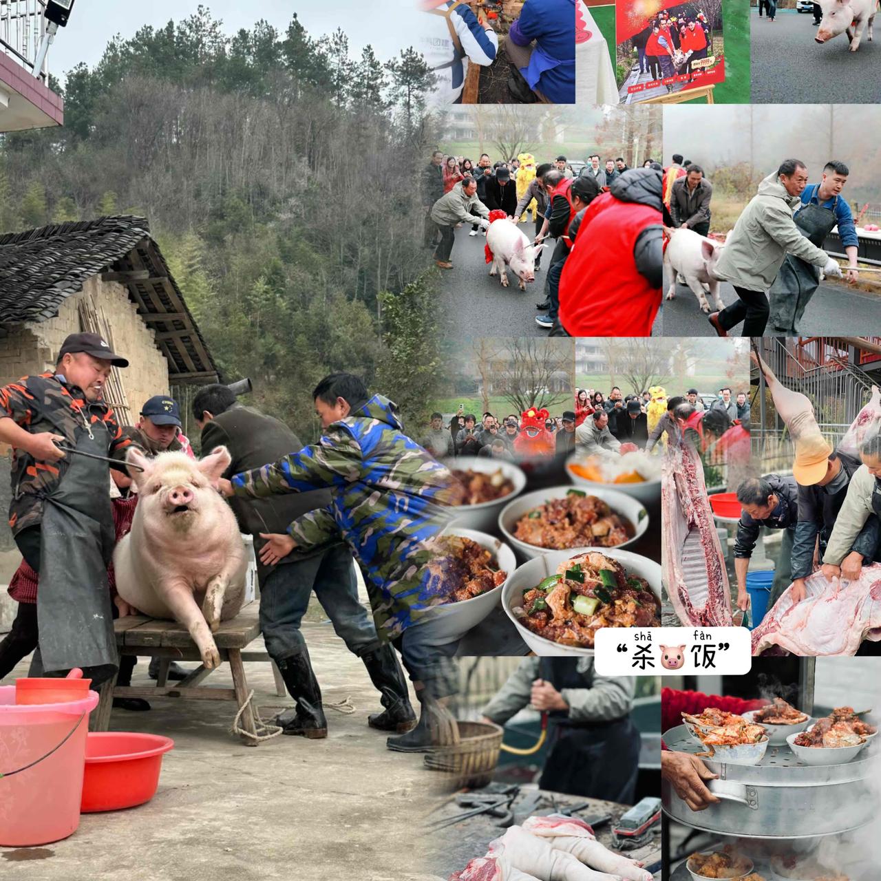 重庆杀猪宴这一闹可真是把春晚的“遮羞布”给扯下来了！一边是春晚斥巨资、反复彩