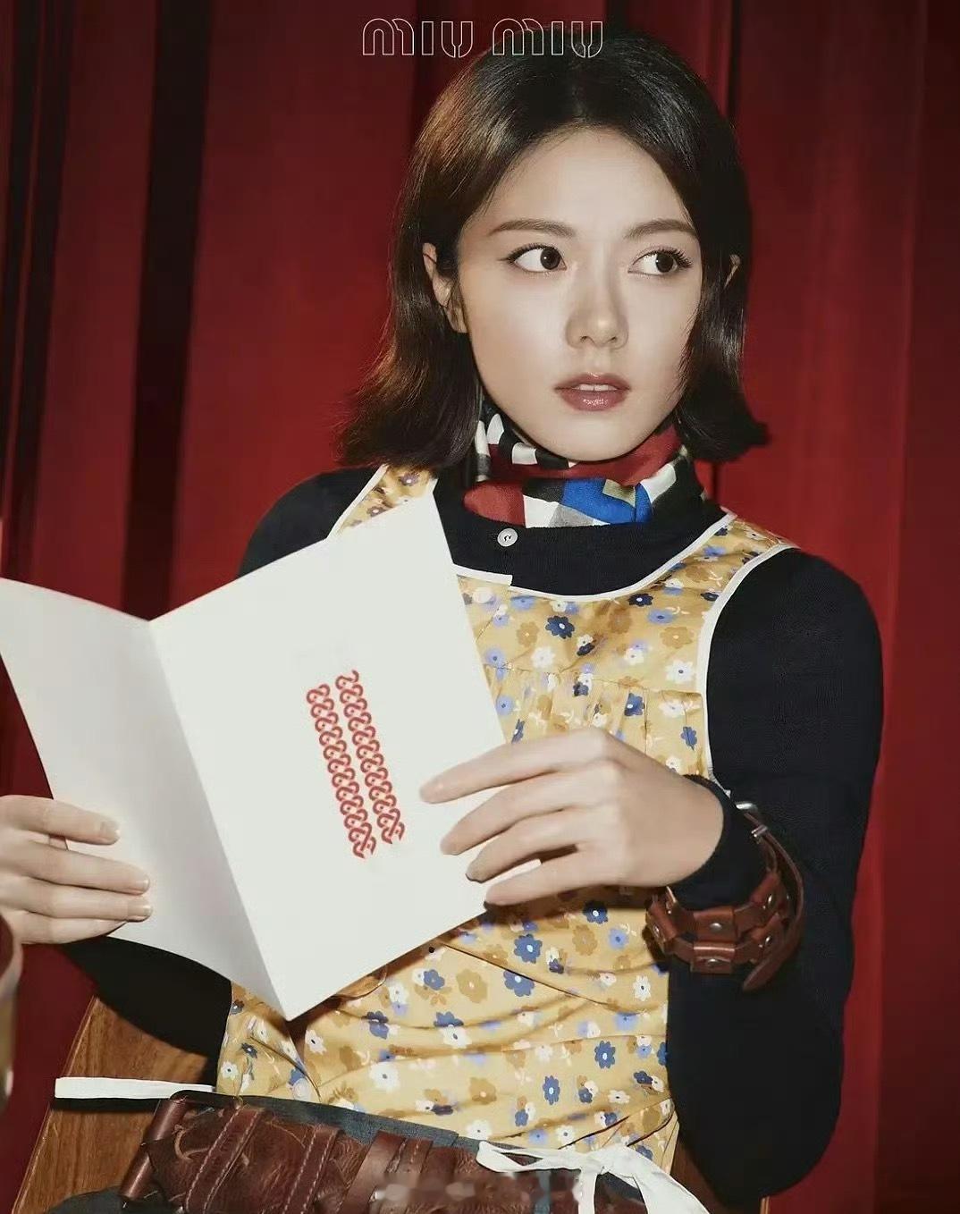 刘浩存、赵今麦MiuMiu大片来啦，来看看美女们状态咋样