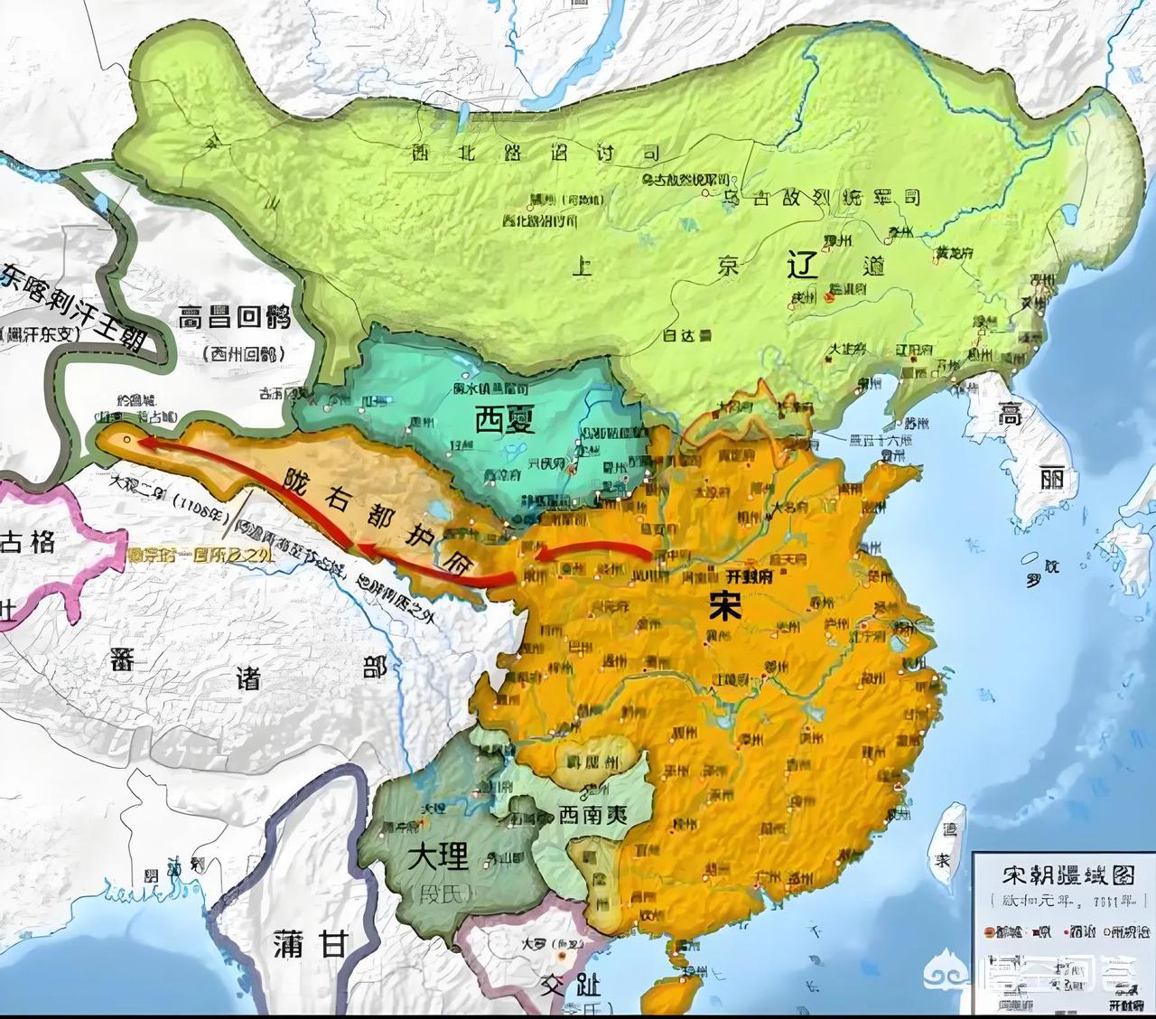 西夏军队凭啥能硬刚宋辽？这些特殊兵种太绝了！在11-13世纪的东亚版图