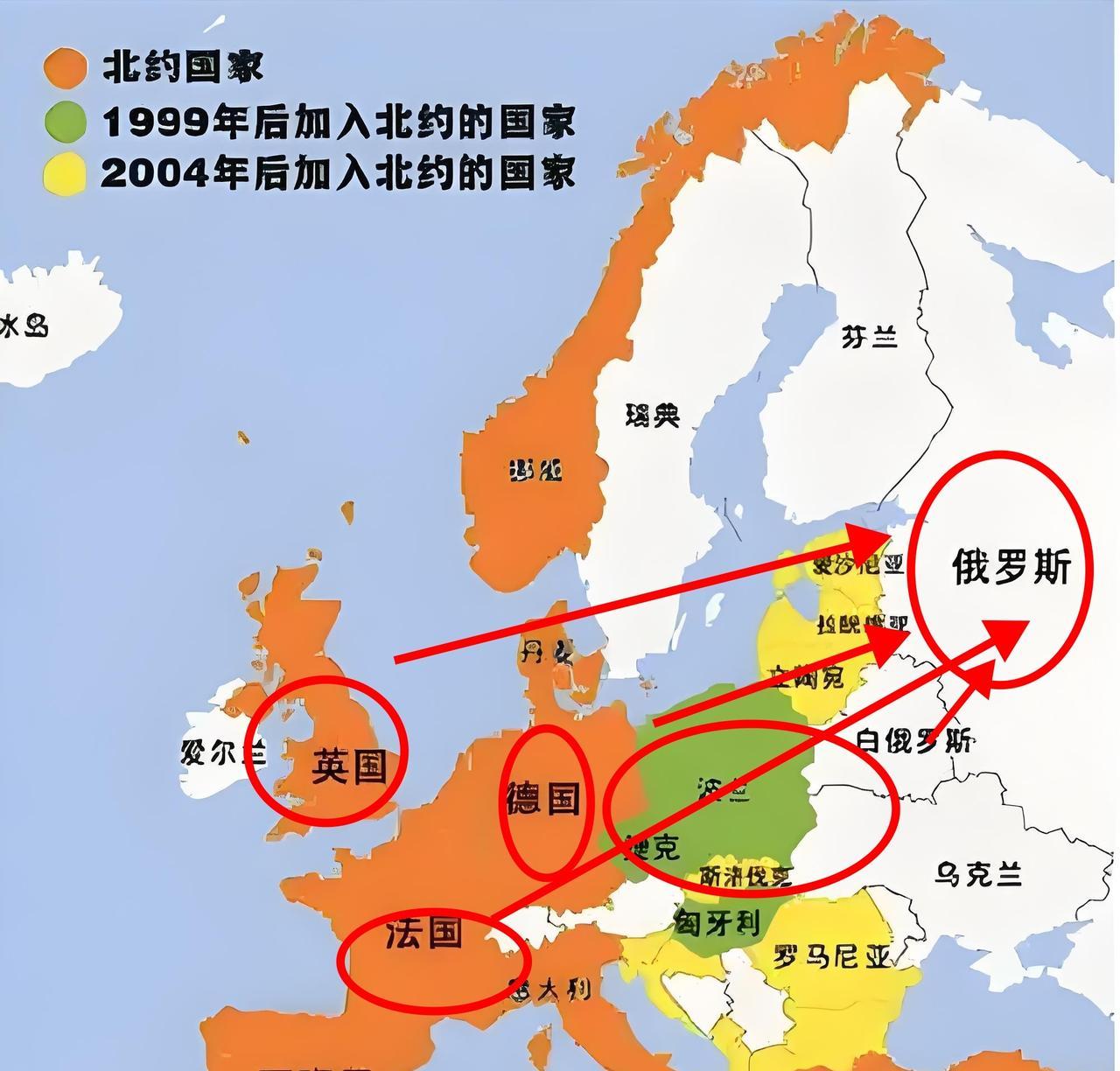通过这张地图，你可以看到波兰在欧洲的位置…波兰一旦有点风吹草动，欧洲人为什么就